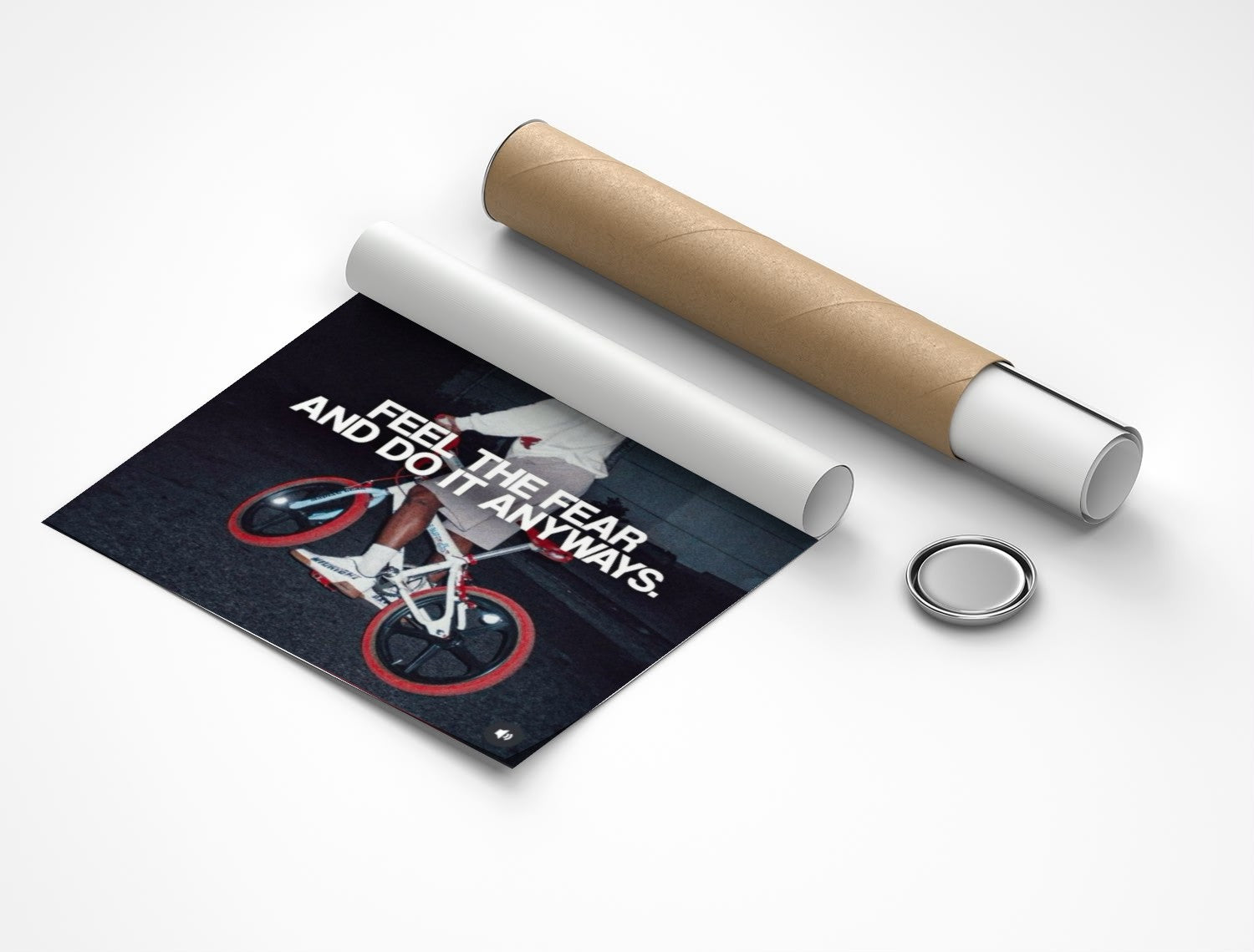 Rolled poster