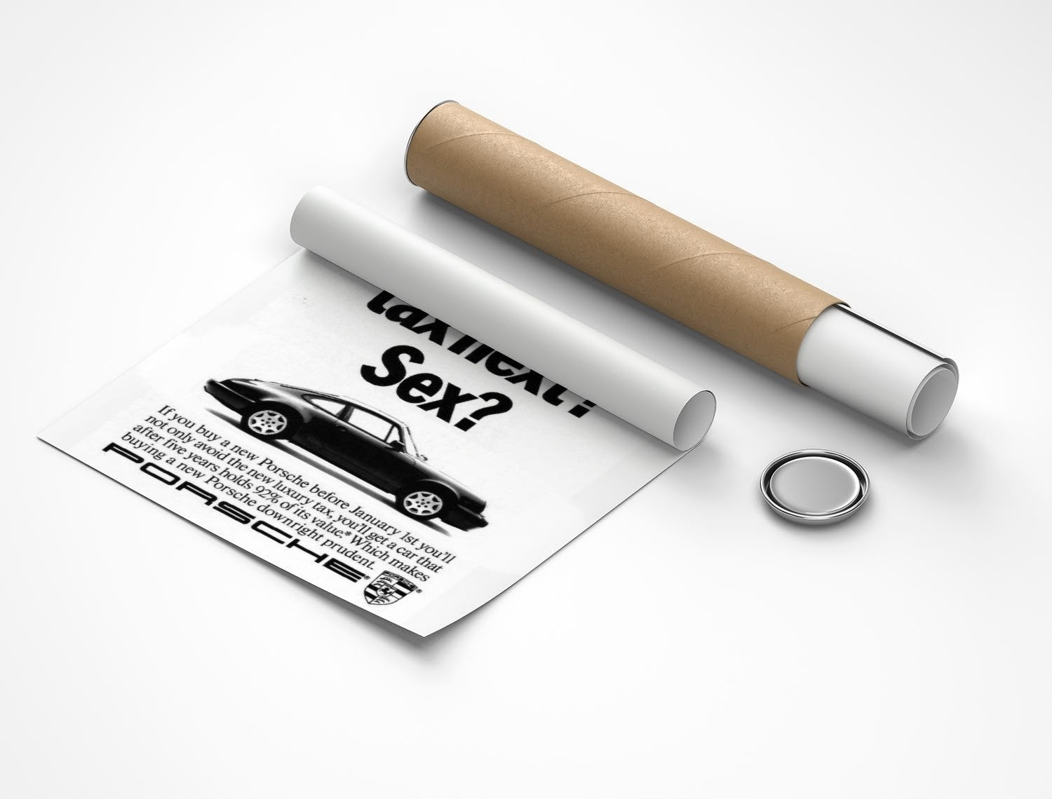 Rolled poster