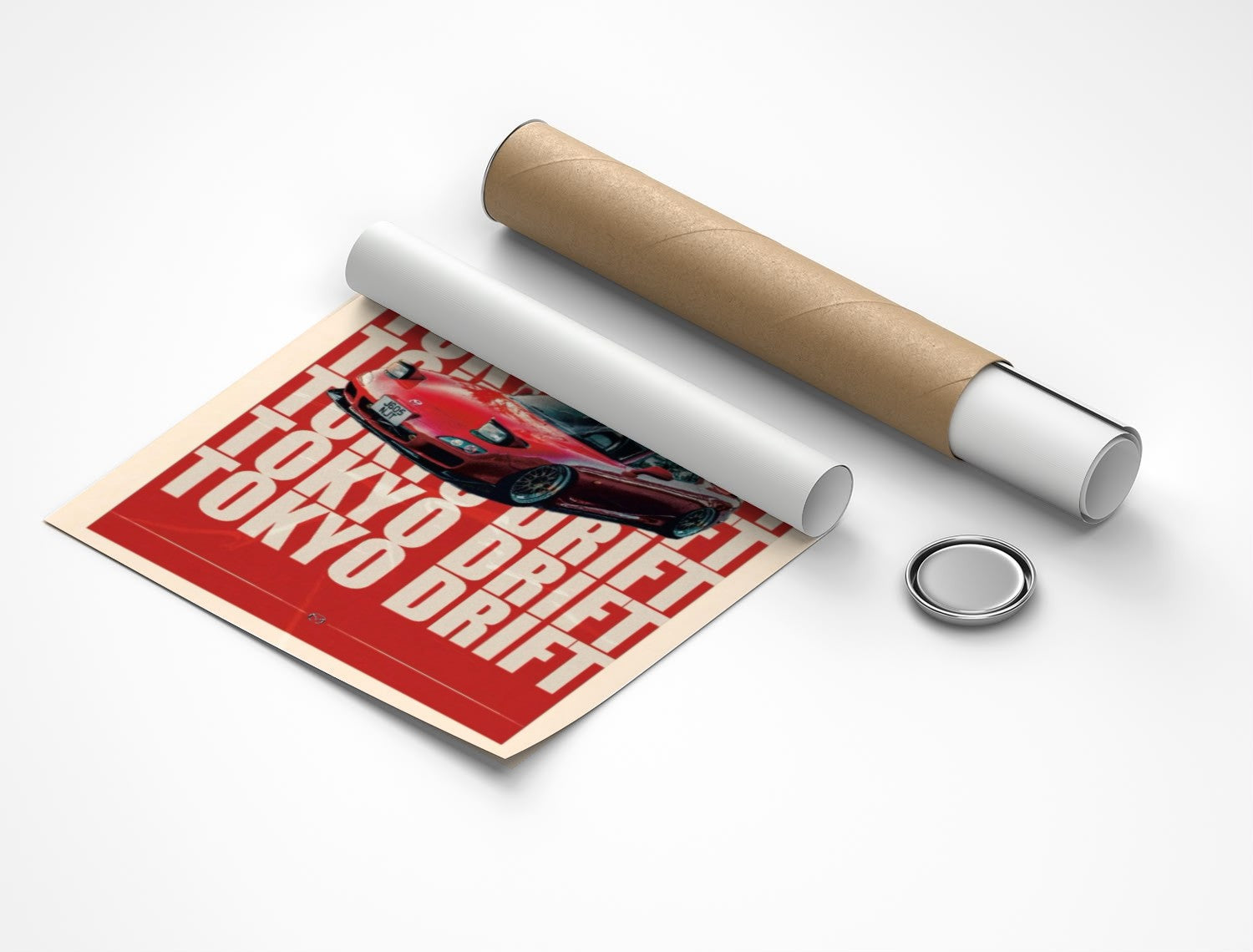 Rolled poster