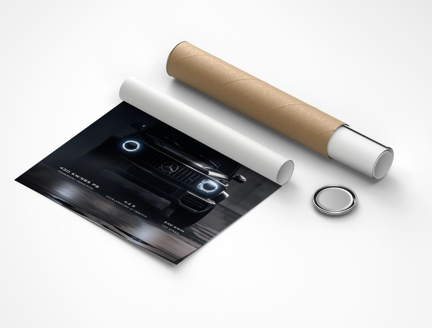 Rolled poster