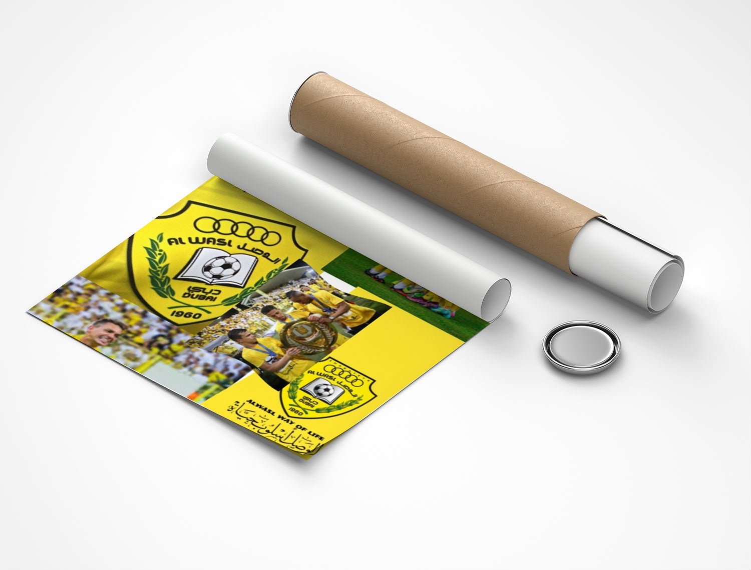 Rolled poster