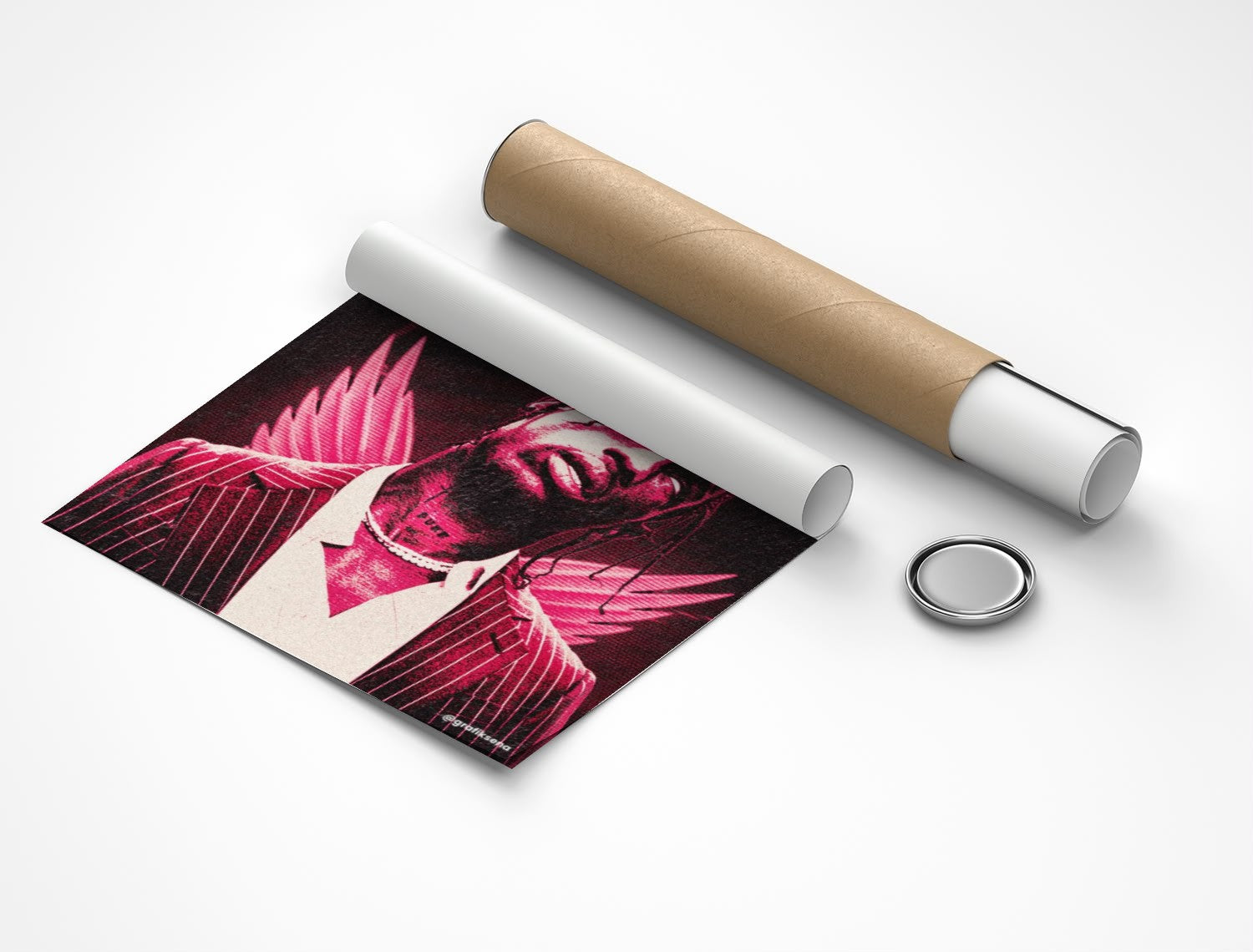 Rolled poster
