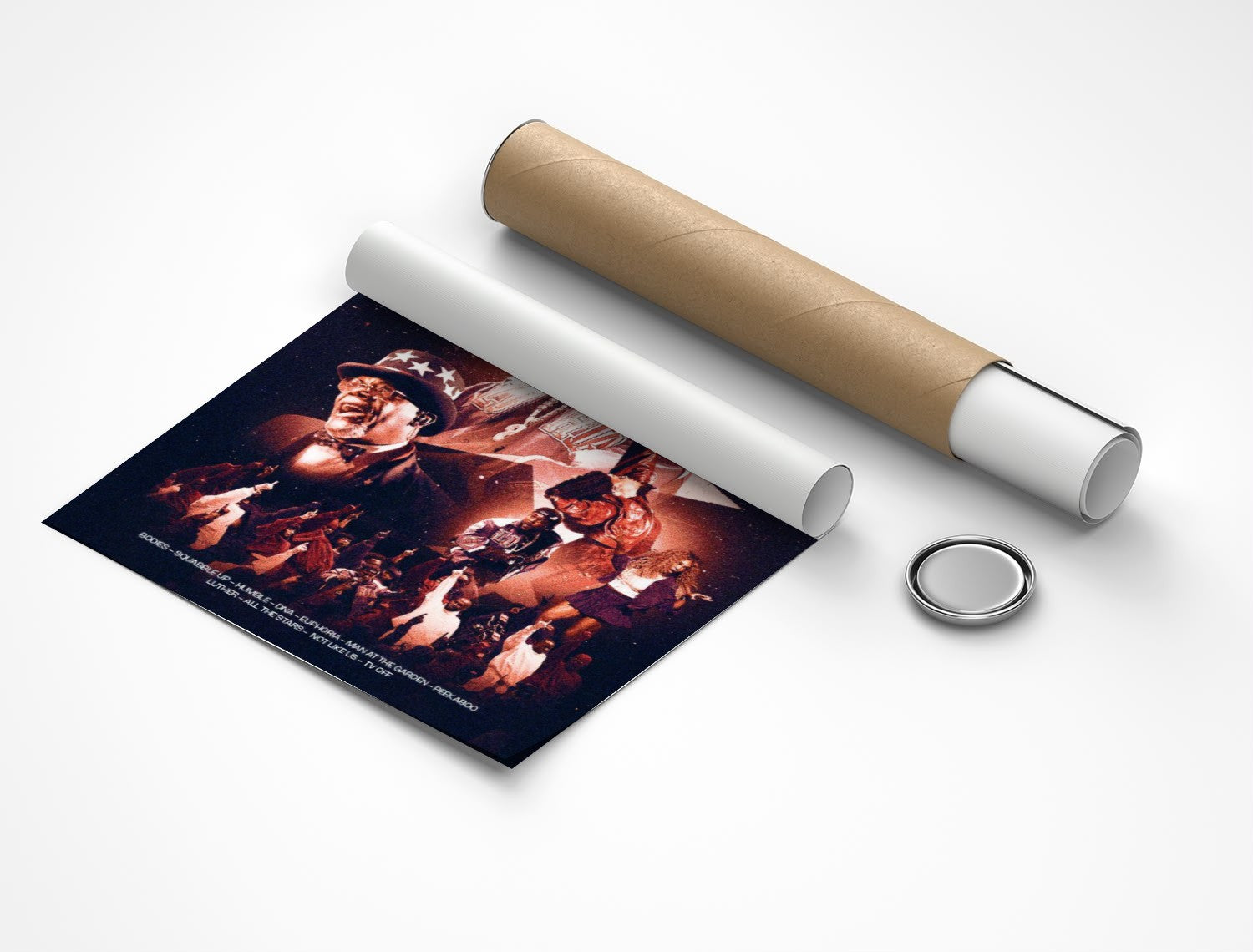 Rolled poster