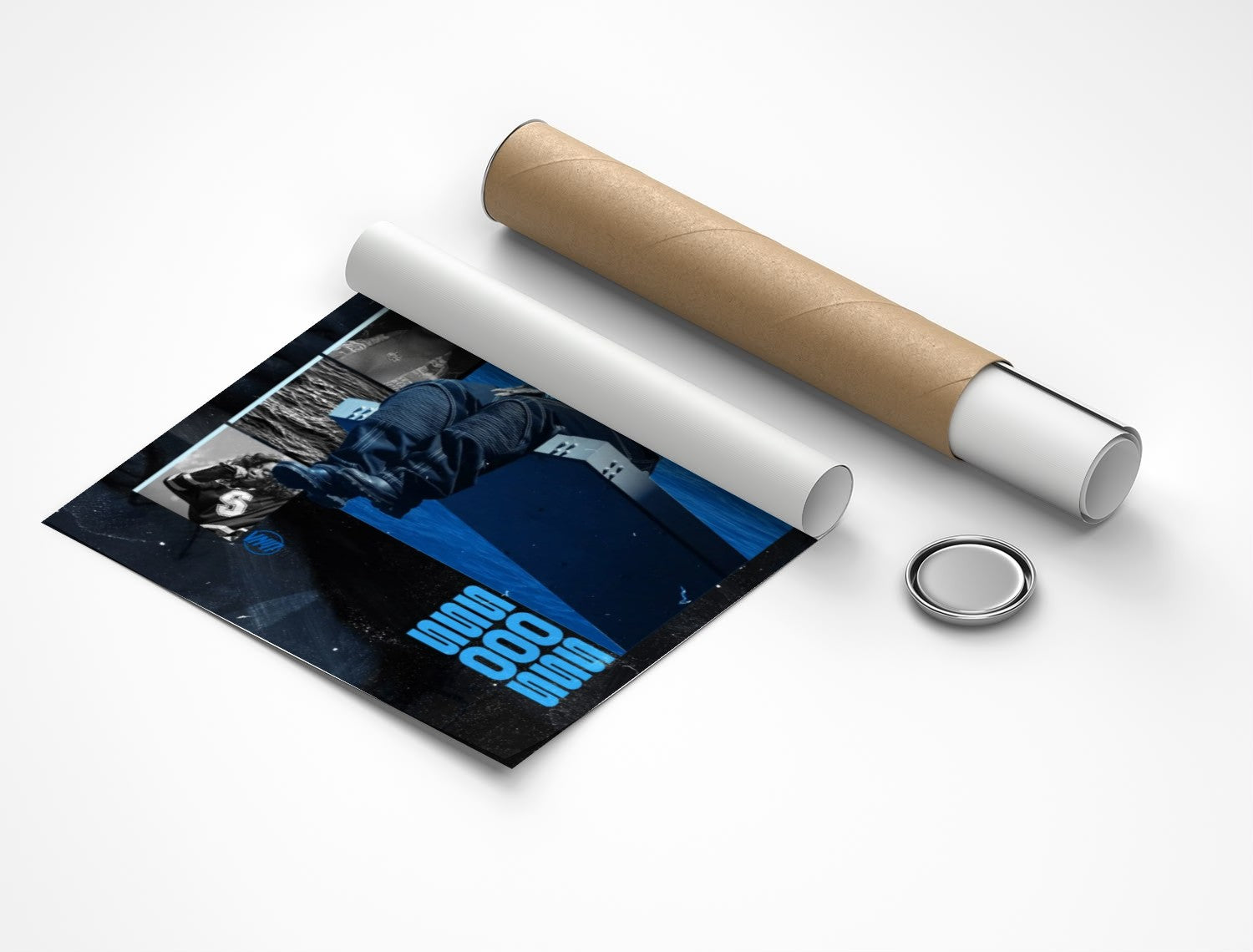 Rolled poster