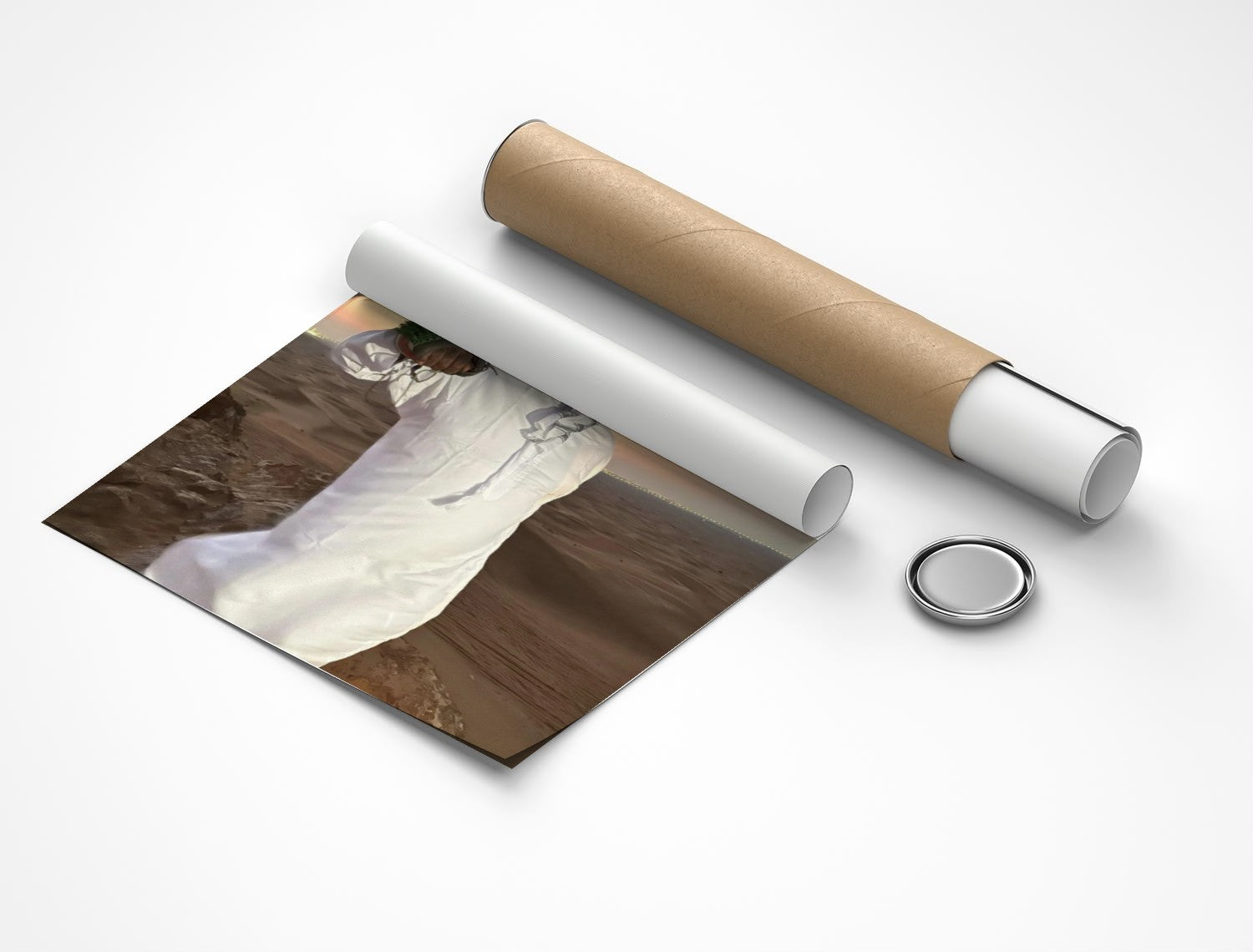 Rolled poster