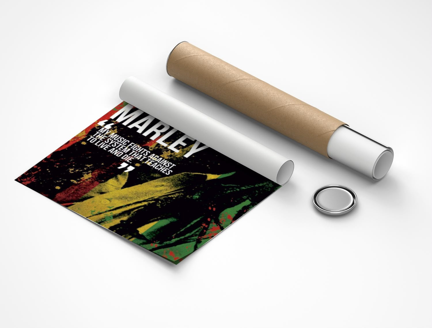 Rolled poster