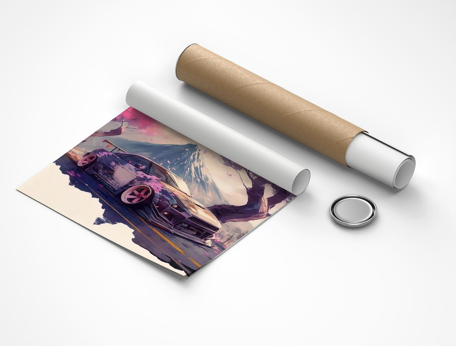Rolled poster