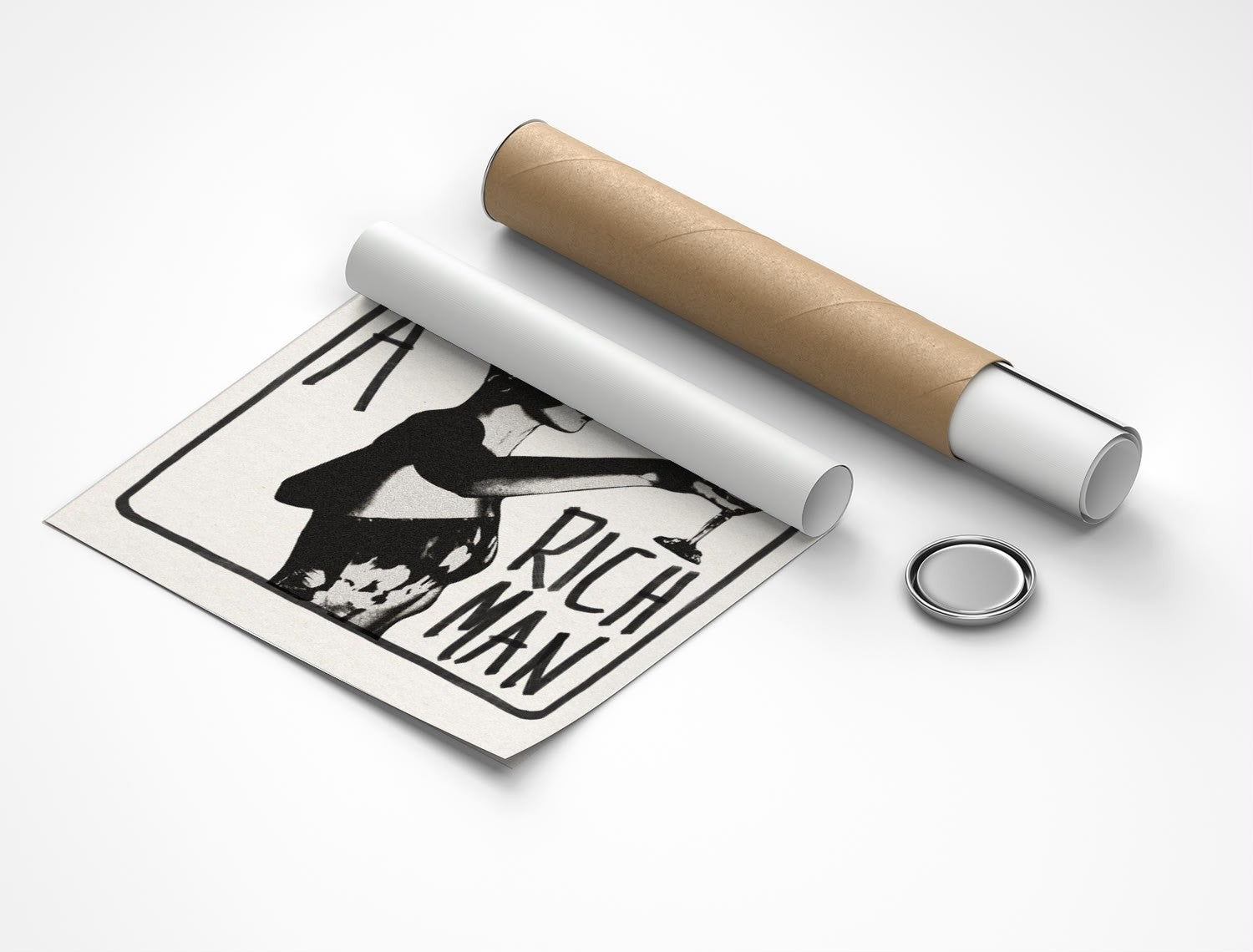Rolled poster