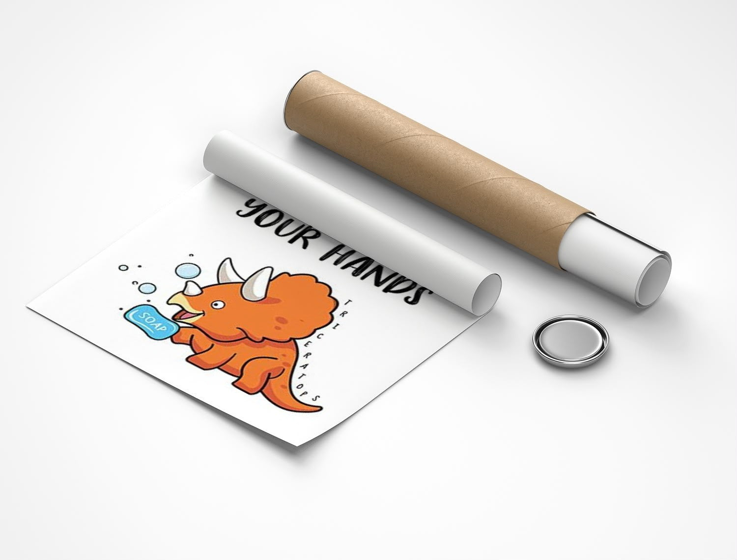 Rolled poster