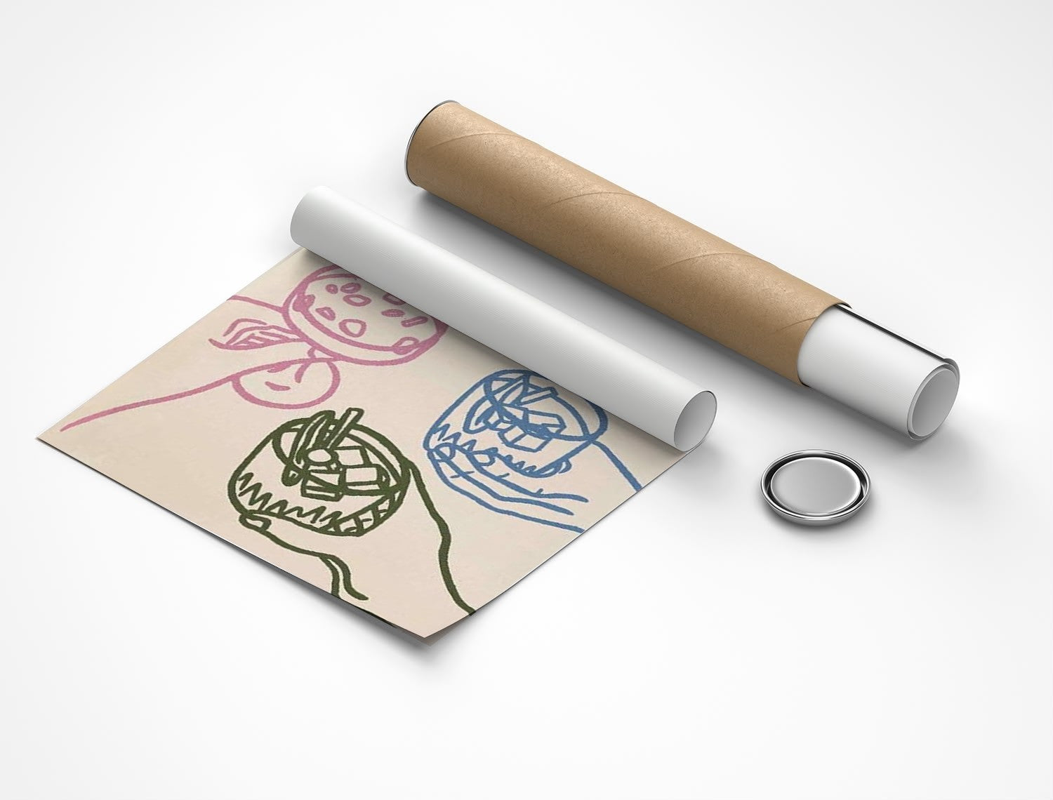 Rolled poster
