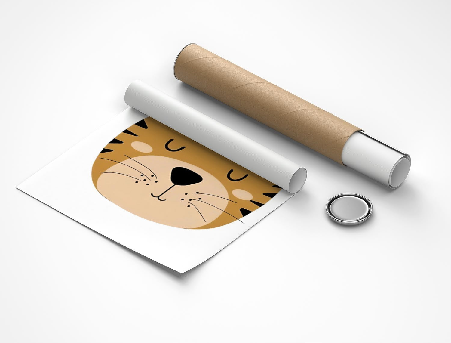 Rolled poster
