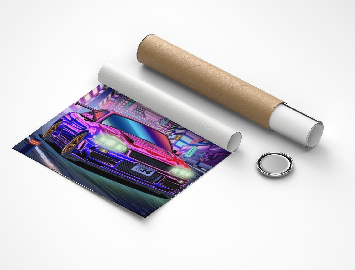 Rolled poster