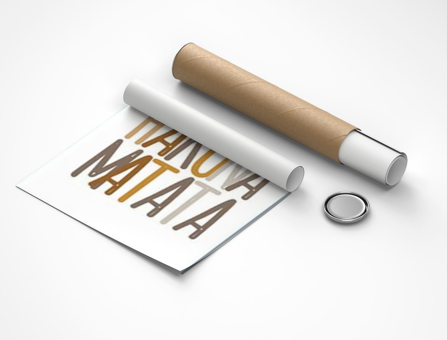 Rolled poster