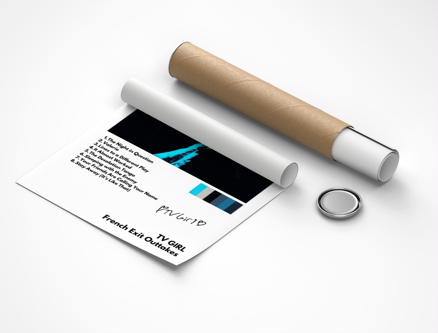 Rolled poster
