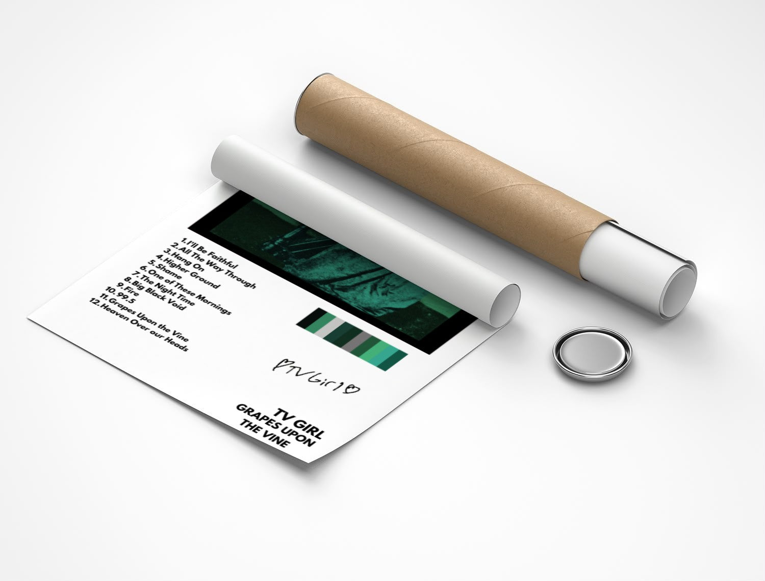 Rolled poster
