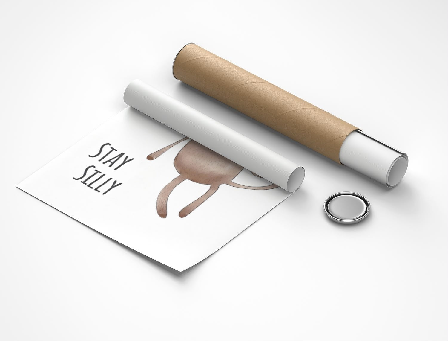 Rolled poster