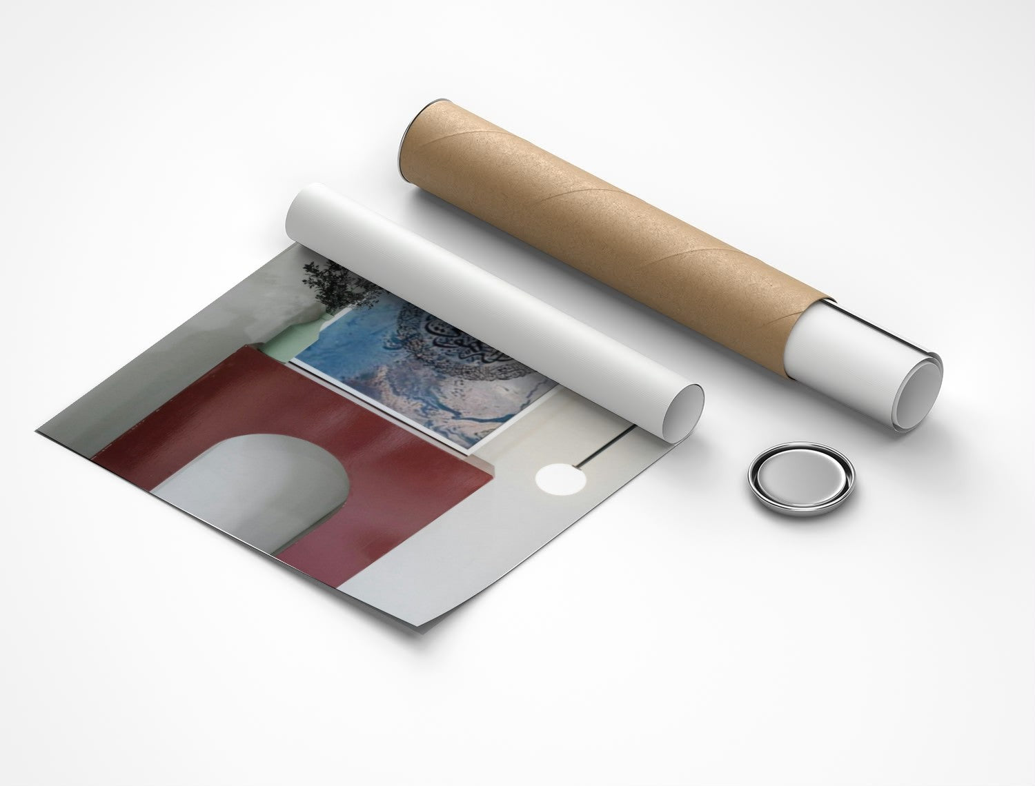 Rolled poster
