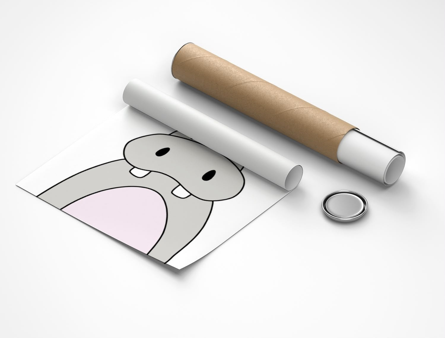 Rolled poster
