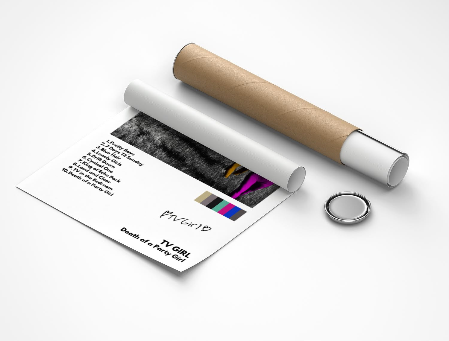 Rolled poster