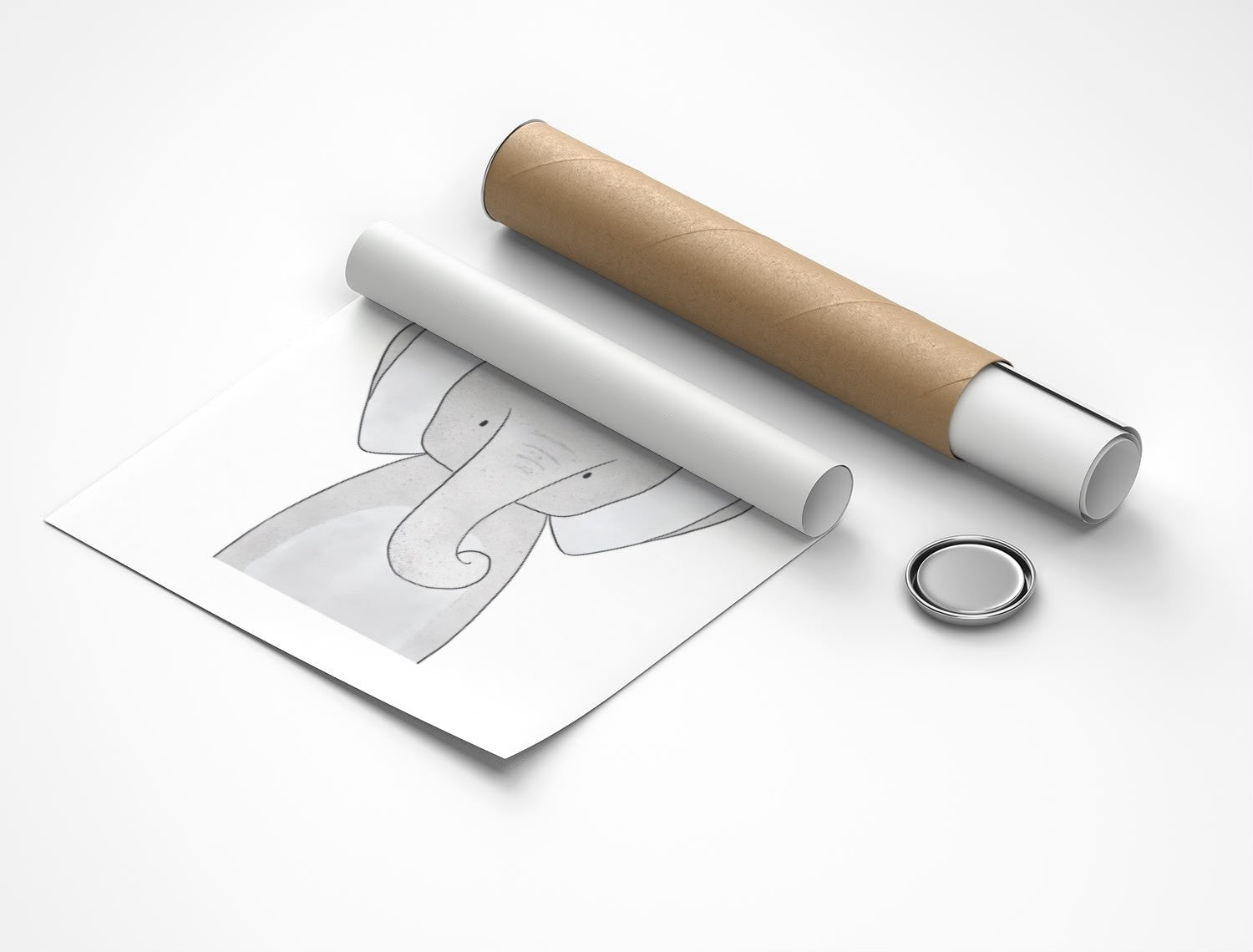 Rolled poster