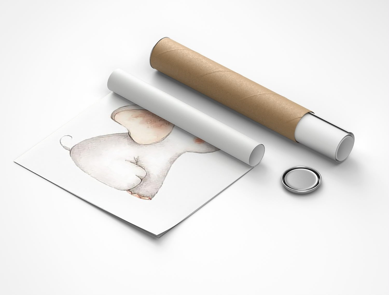 Rolled poster