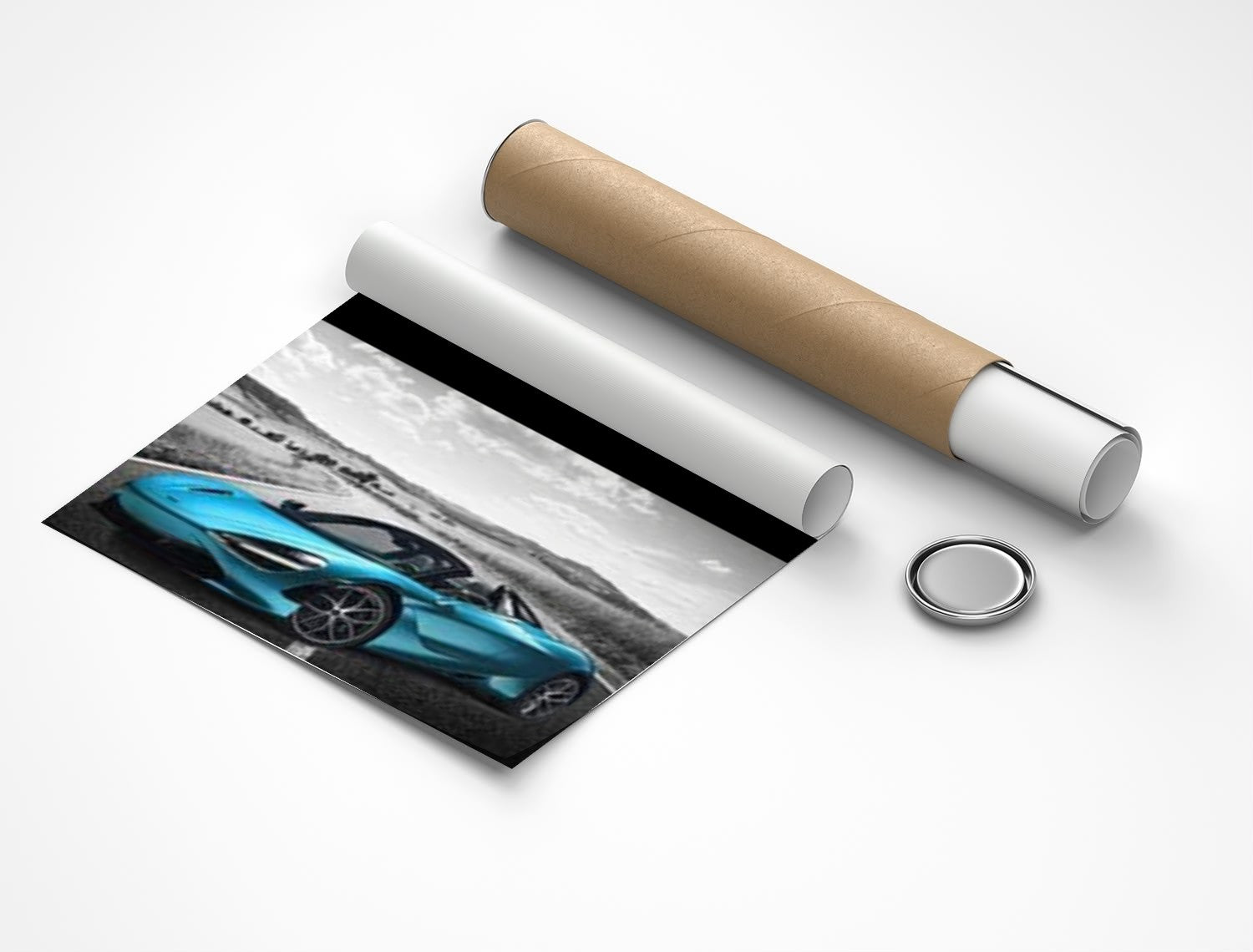Rolled poster