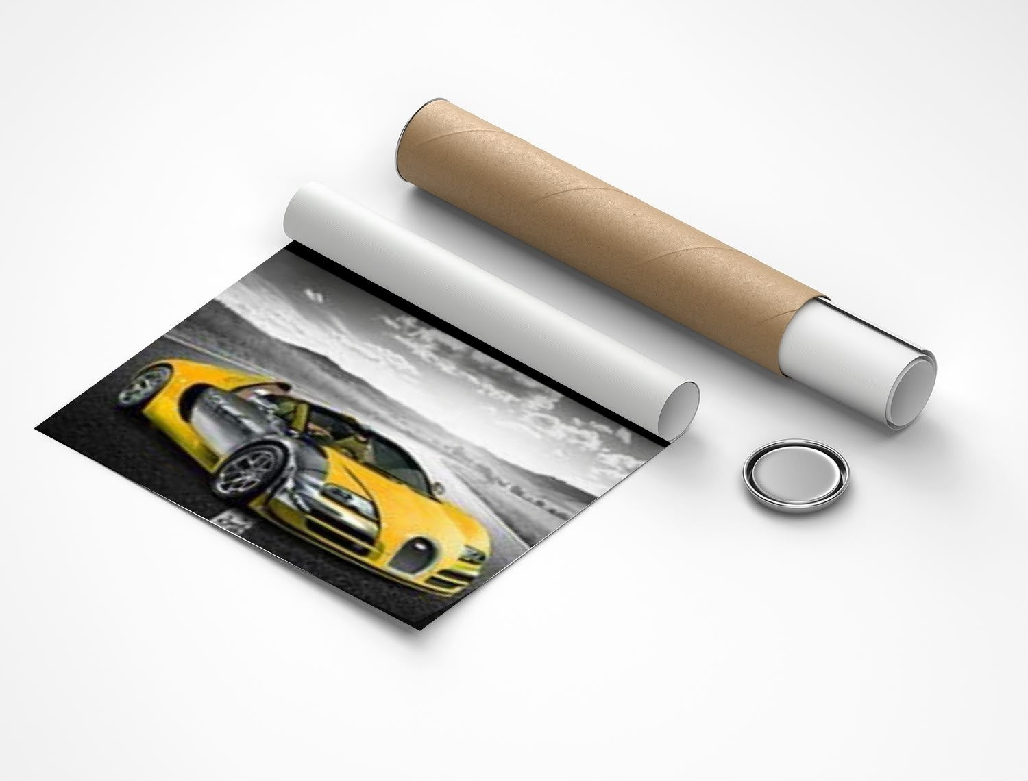 Rolled poster