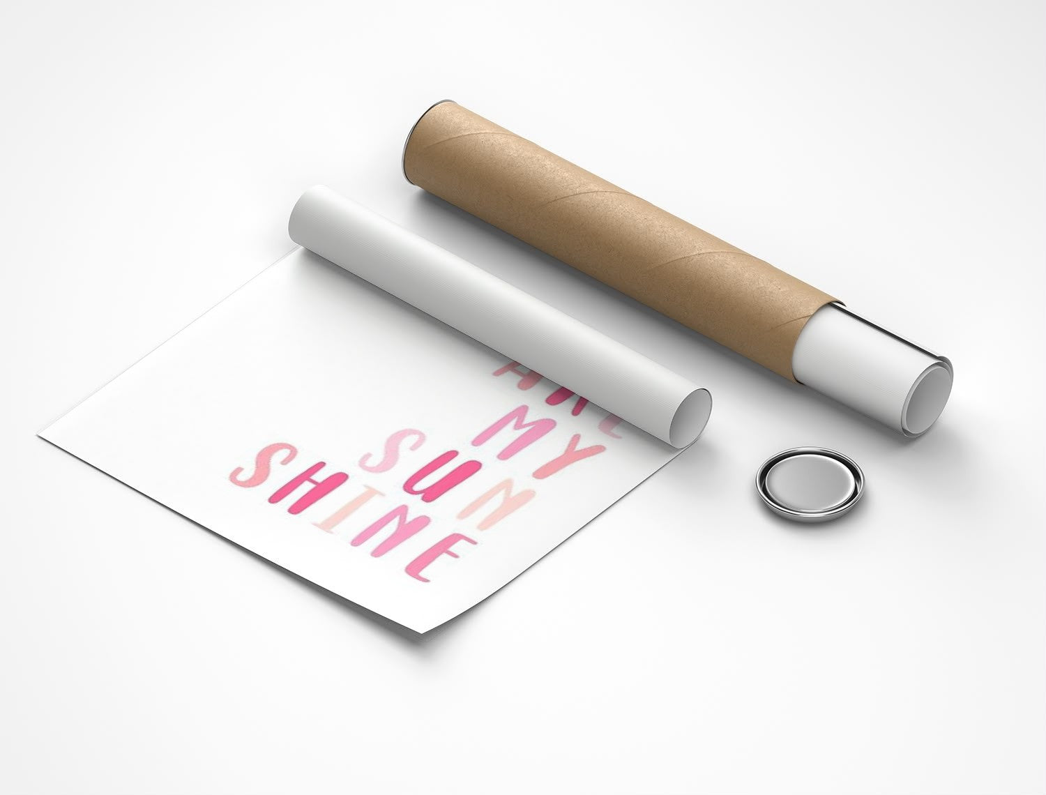 Rolled poster