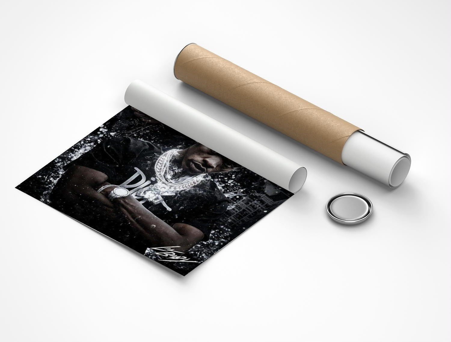 Rolled poster