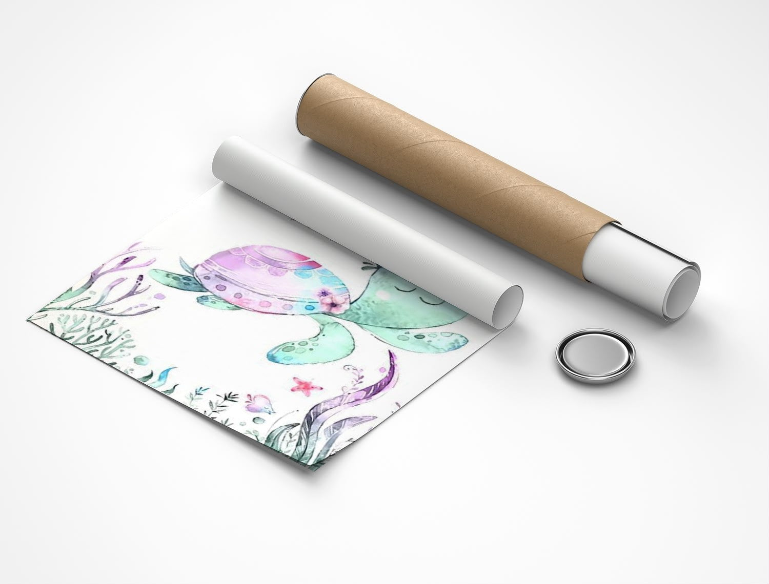 Rolled poster