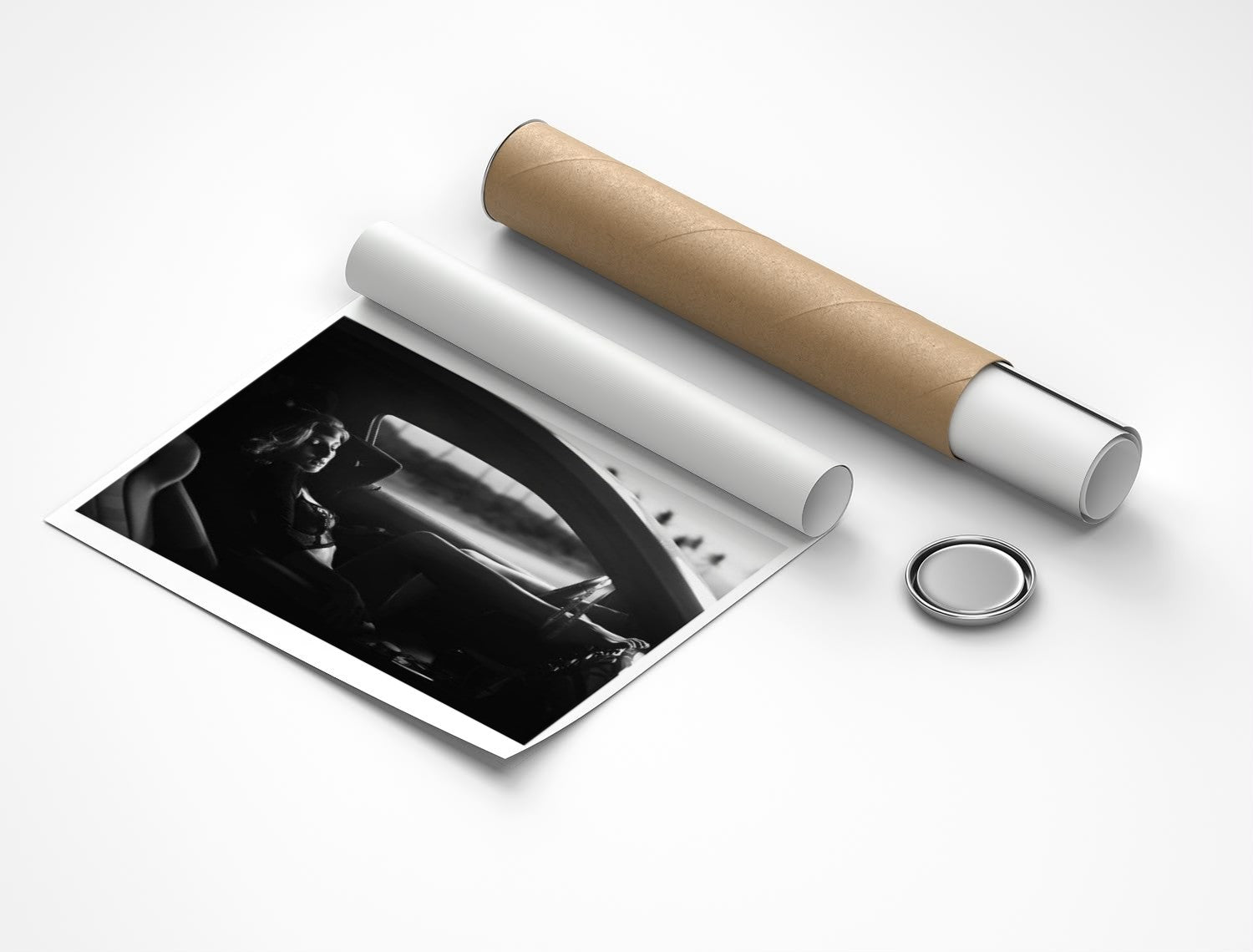 Rolled poster