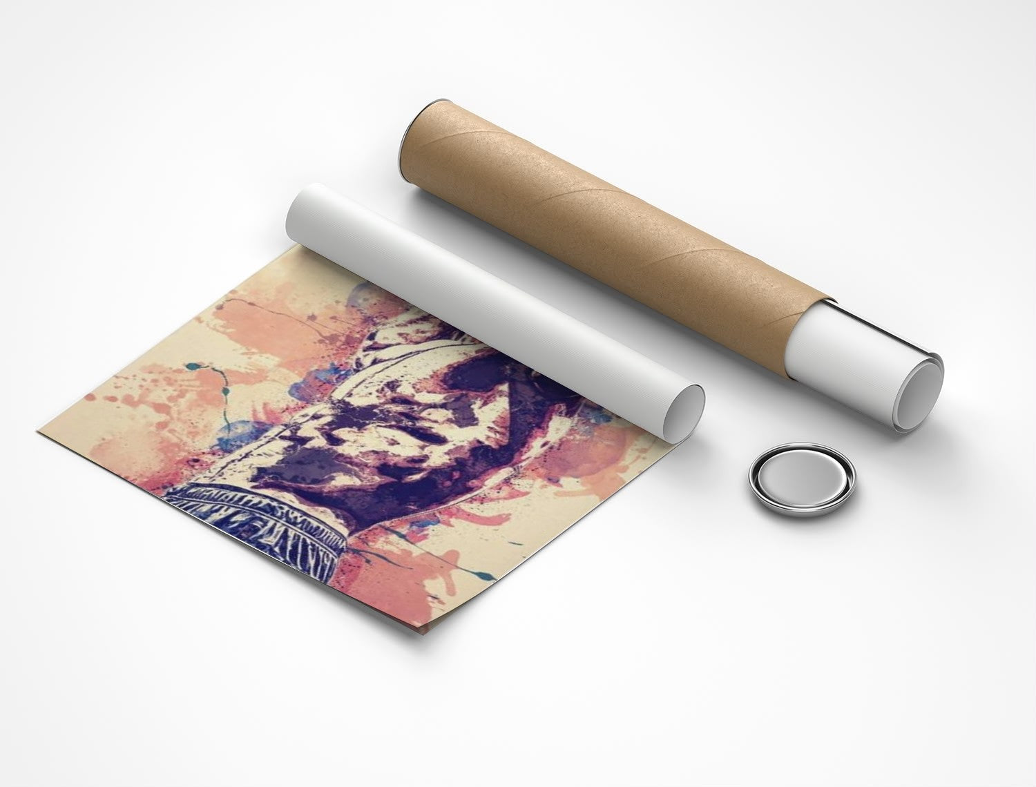 Rolled poster