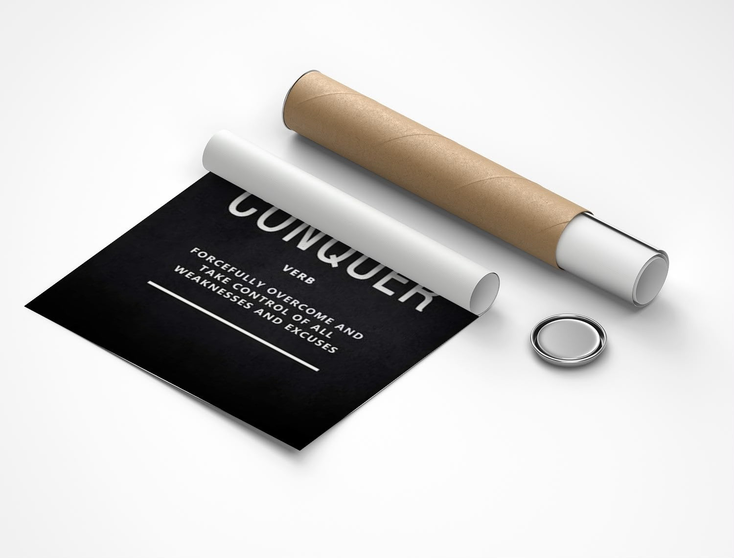 Rolled poster