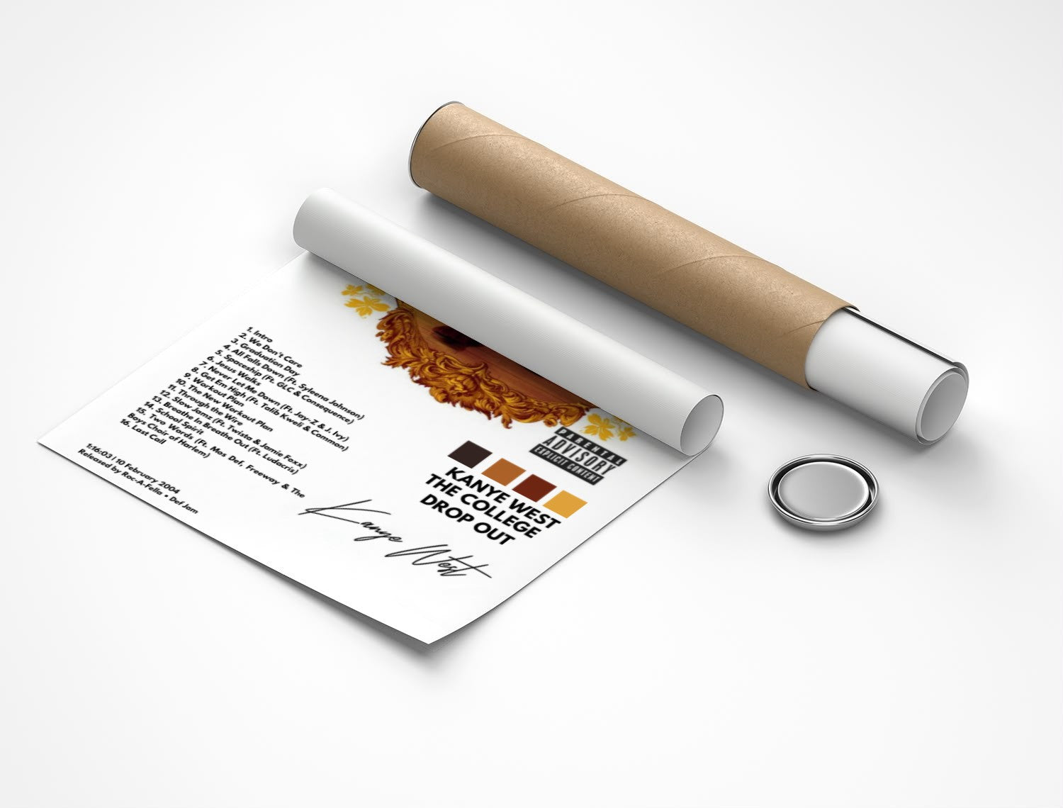 Rolled poster