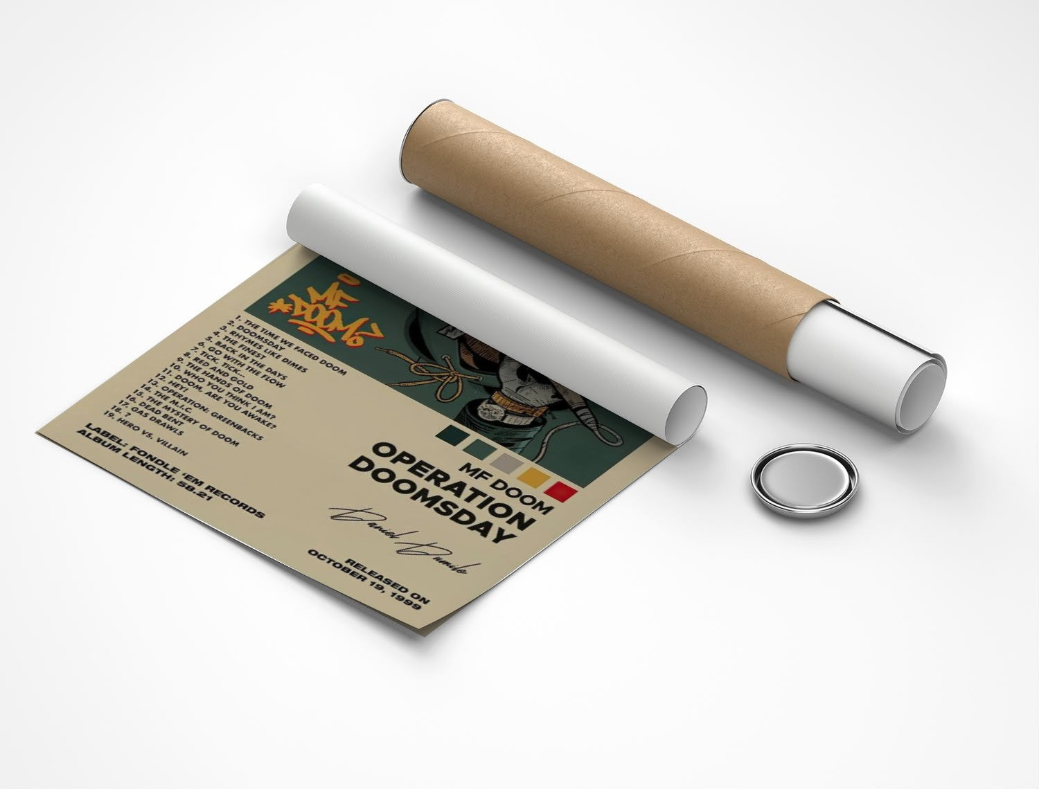 Rolled poster