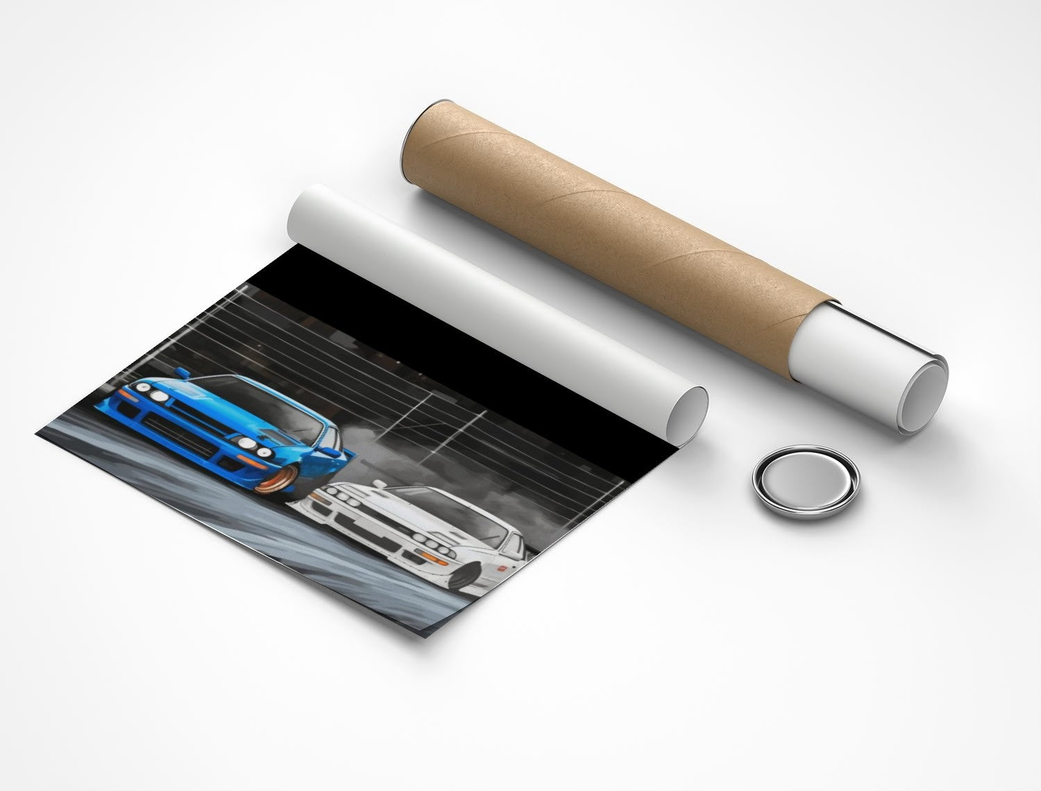 Rolled poster