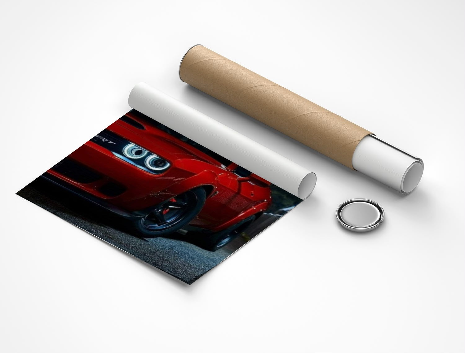 Rolled poster