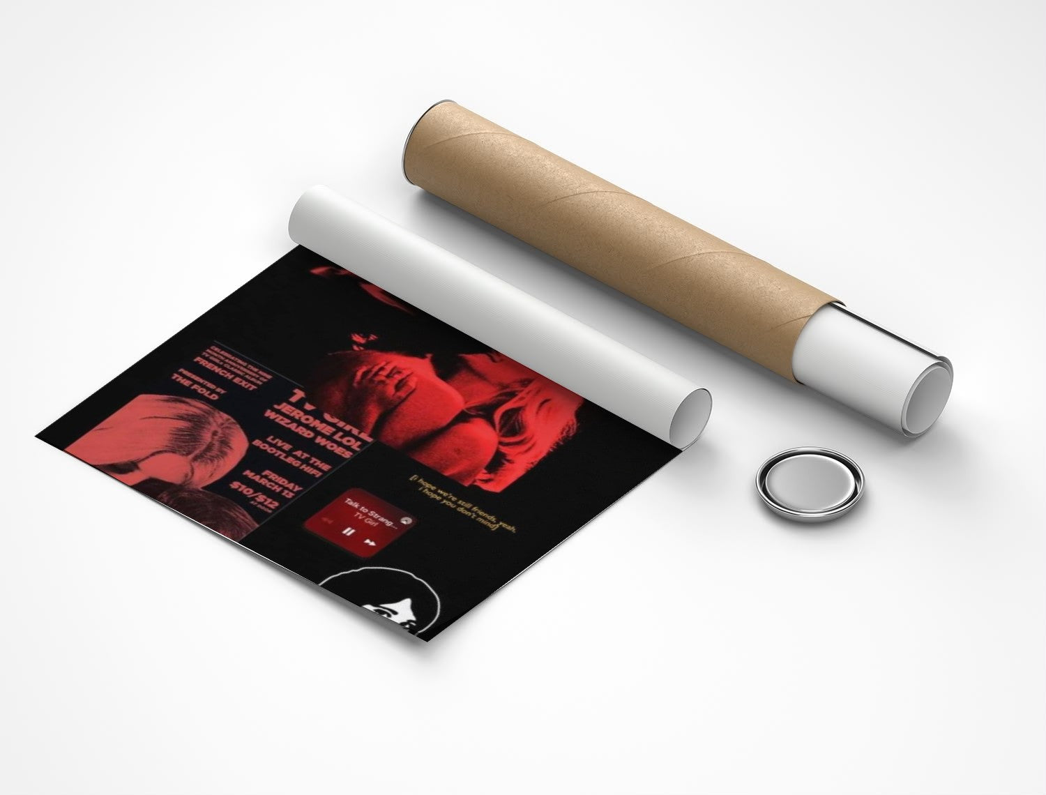 Rolled poster