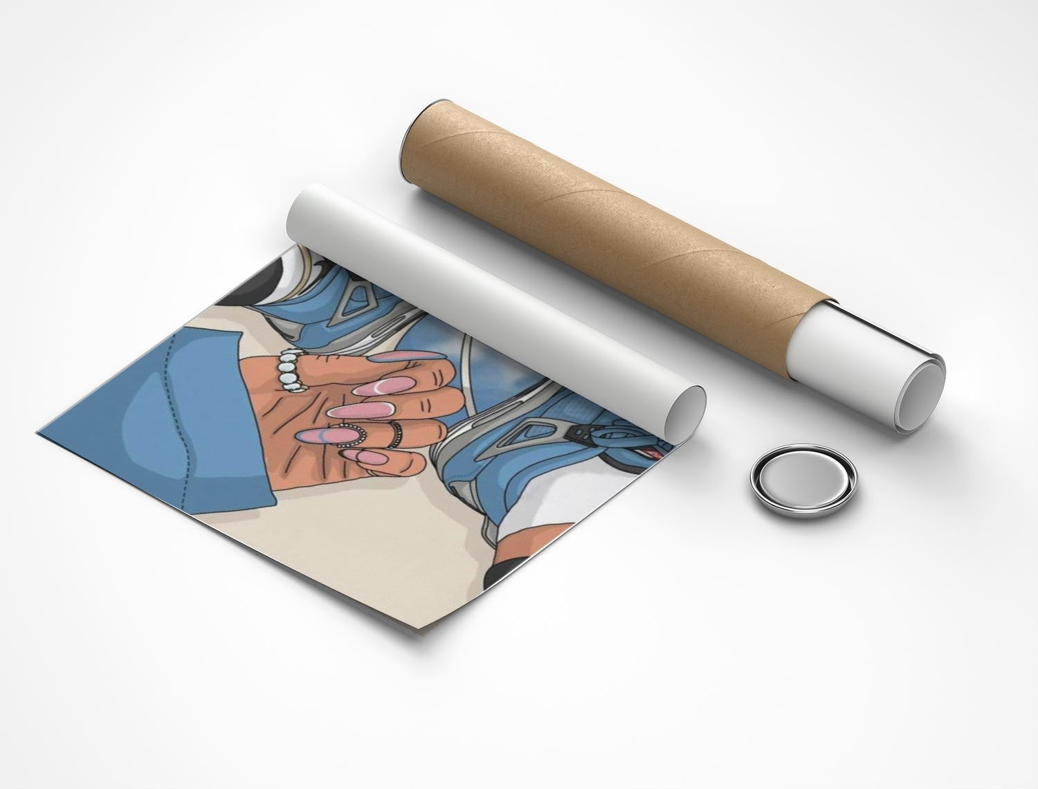 Rolled poster