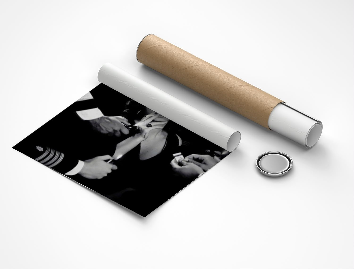 Rolled poster