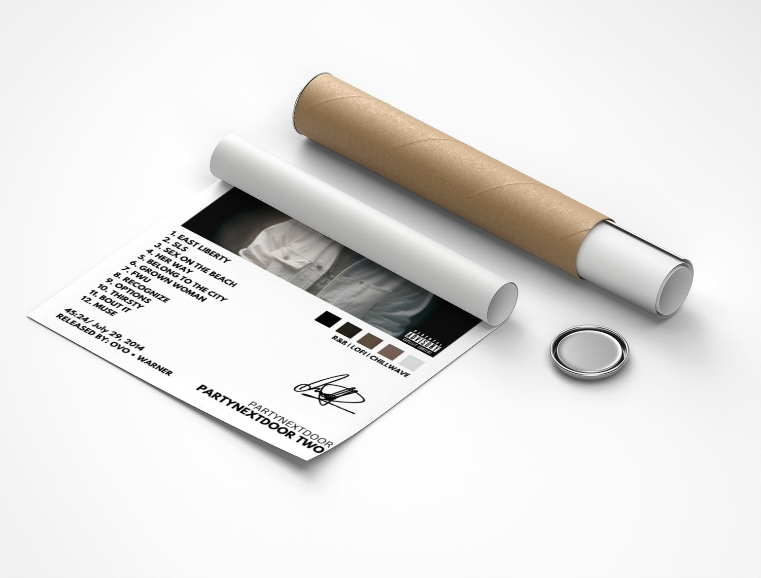 Rolled poster