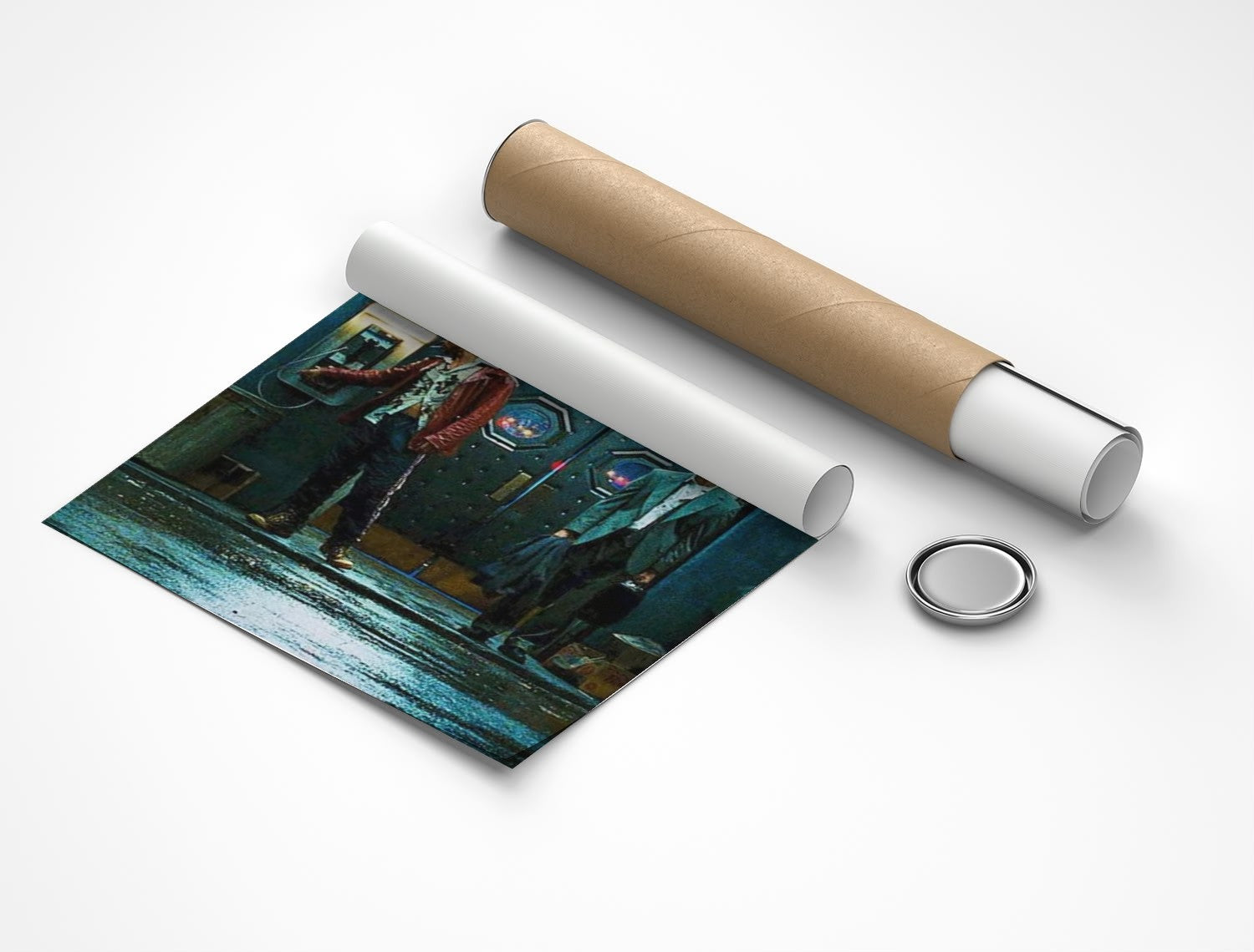 Rolled poster