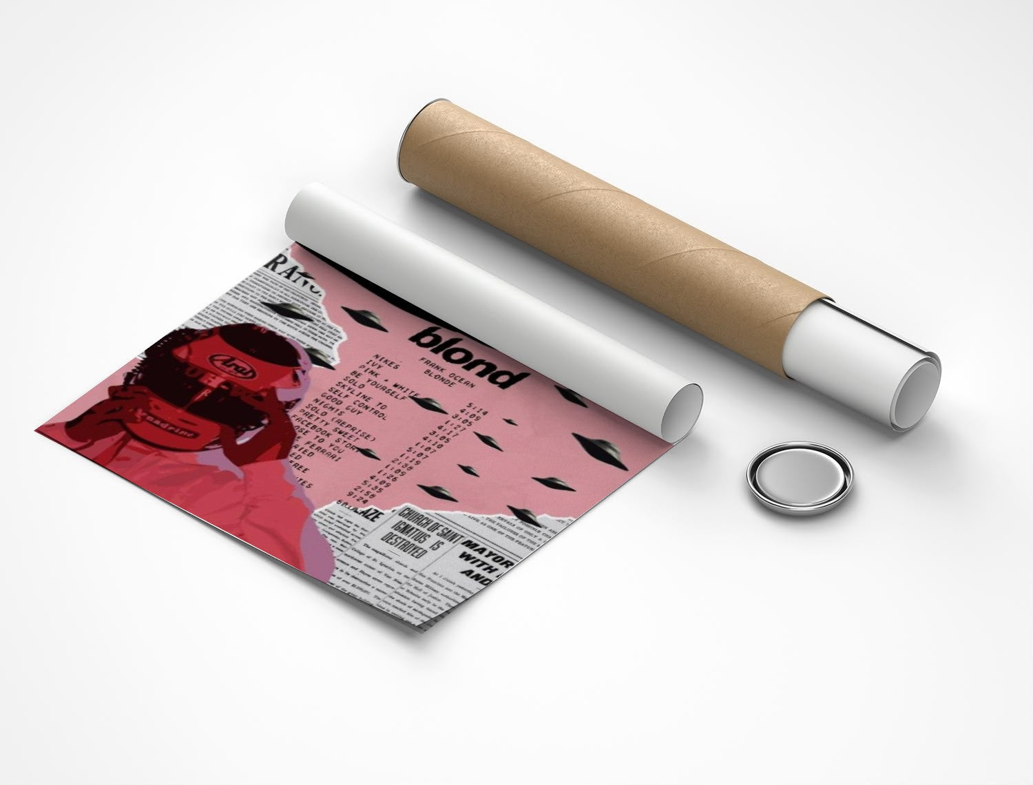 Rolled poster