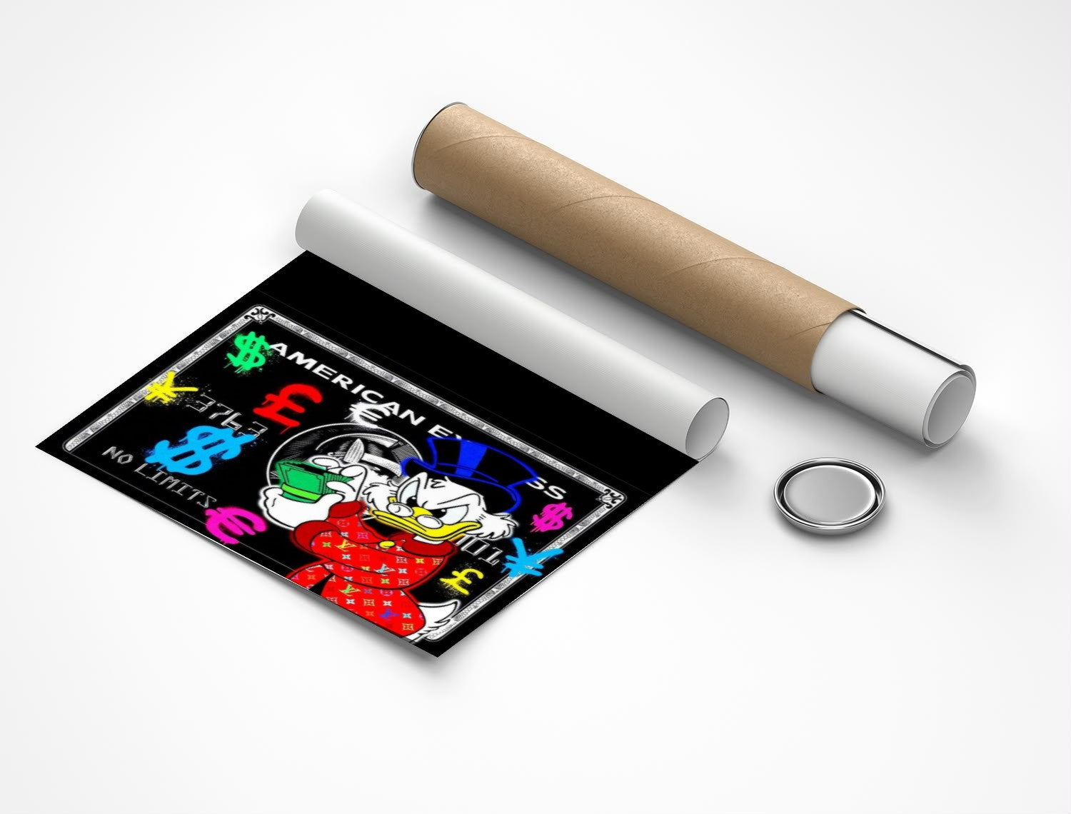 Rolled poster