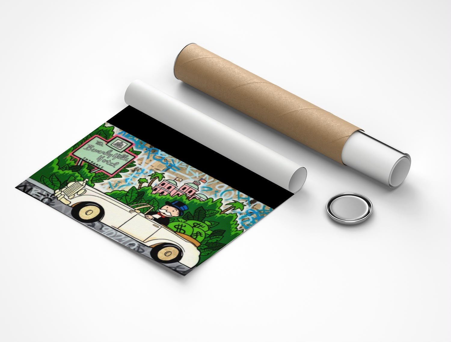 Rolled poster
