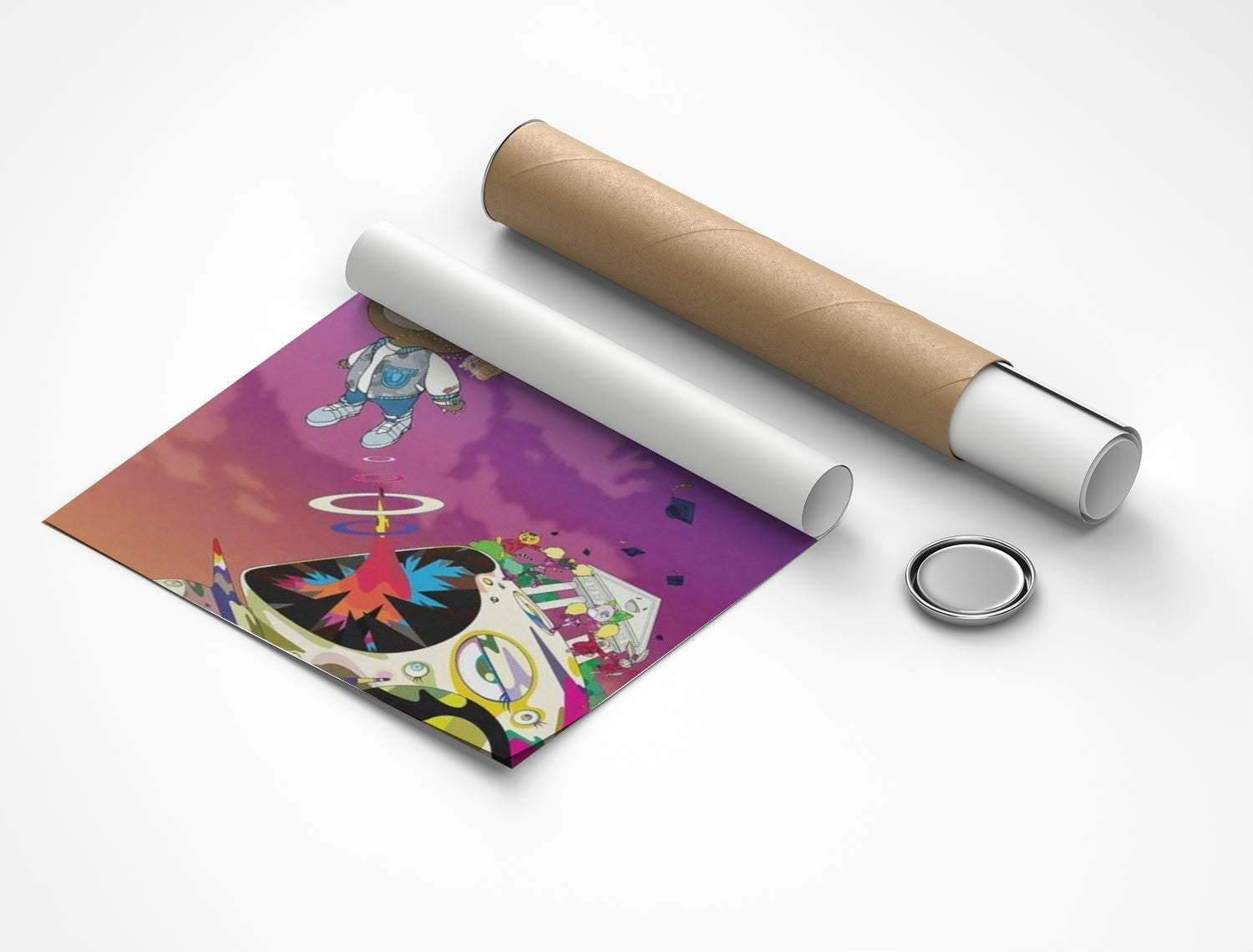Rolled poster