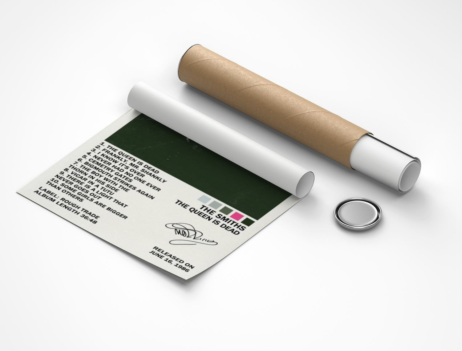 Rolled poster