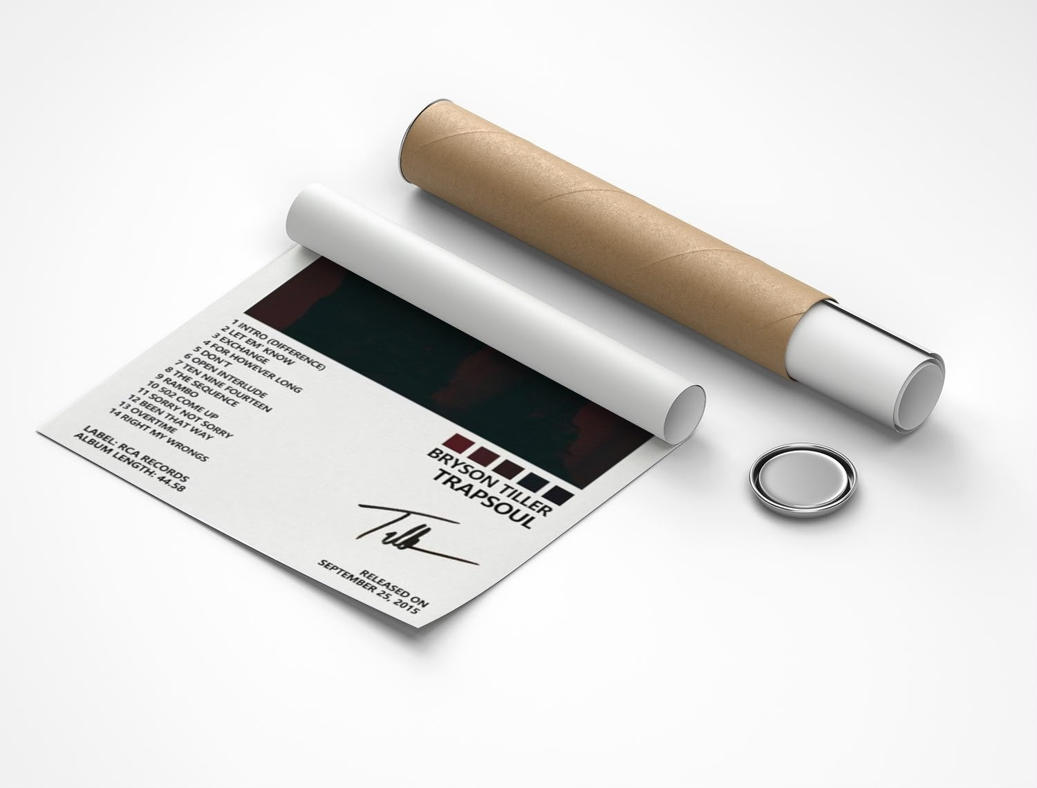 Rolled poster