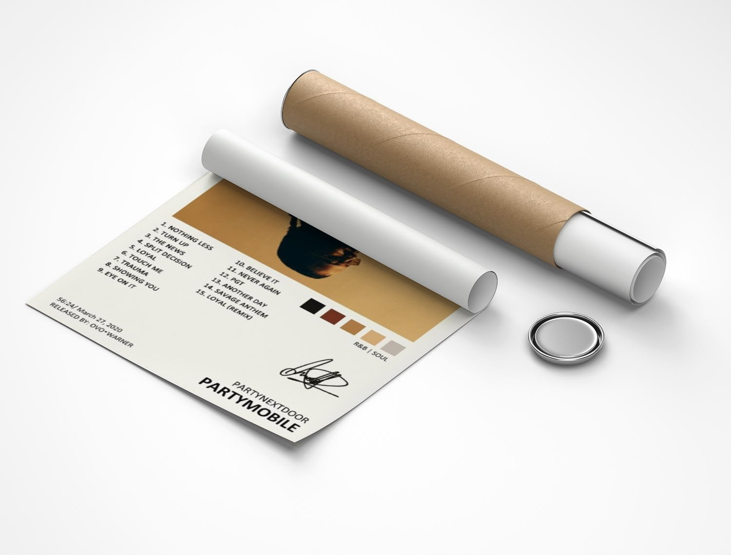 Rolled poster