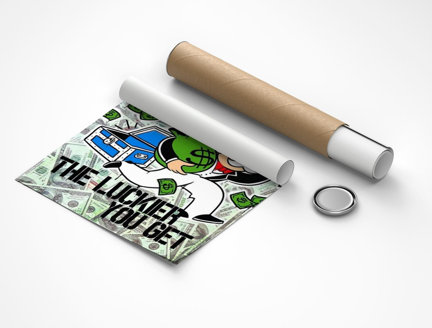 Rolled poster